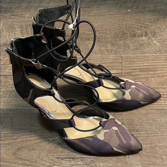 Stylish Camouflage Lace-Up Women's Shoes - Picture 1 of 4